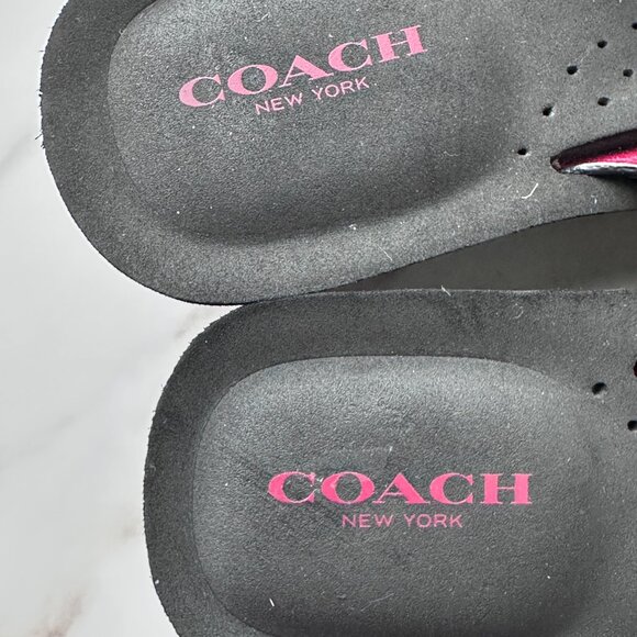 Coach Jolene Wedge thong flip flop Size 6 - Picture 5 of 7